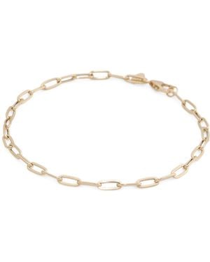 TJ Maxx 14Kt Paperclip Chain Bracelet For - Natural