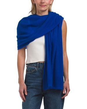 TJ Maxx Cashmere Wrap Scarf - Blue