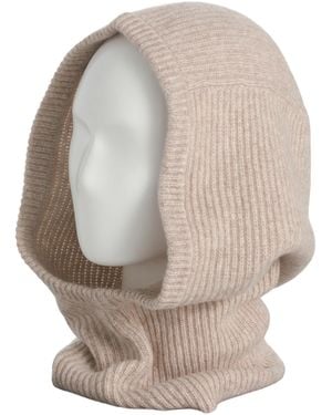 TJ Maxx Cashmere Rudi Ribbed Knit Snood For - Natural