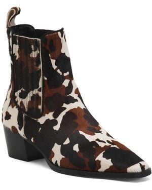 TJ Maxx Haircalf Chelsea Booties For - Black
