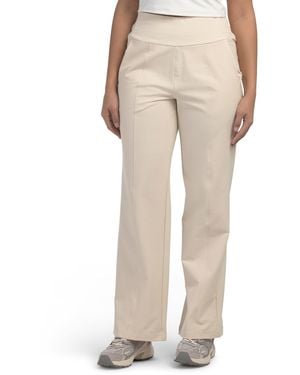 TJ Maxx Hybrid Straight Leg Pants, Nylon/Spandex/Polyester - Natural