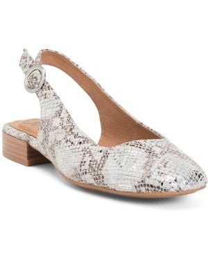 TJ Maxx Leather Endora Flats For - White