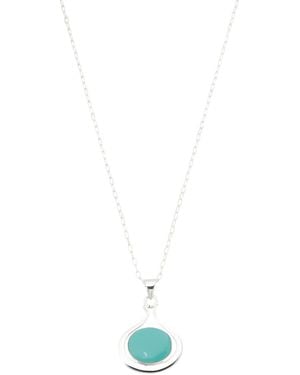 TJ Maxx Sterling Plated Pendant Necklace For - White