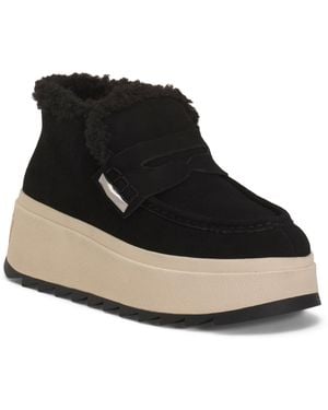 TJ Maxx Suede Magic Booties For - Black