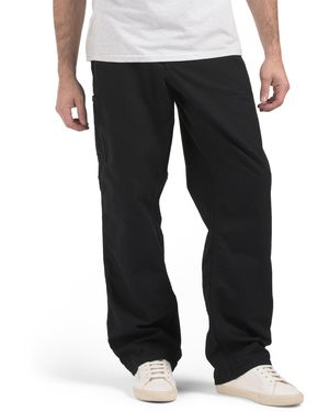 TJ Maxx Loose Fit Utility Work Pants For Cotton - Black
