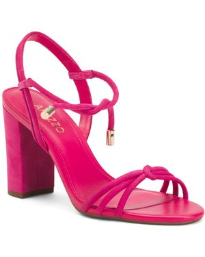 TJ Maxx Suede Camila High Block Heels For /Suede - Pink