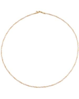 TJ Maxx Tri Sterling Twisted Omega Chain - White