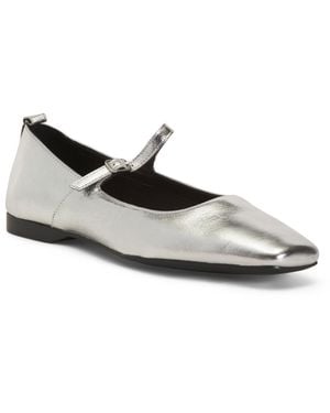 TJ Maxx Leather Delia Mary Jane Flats For - White