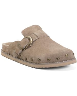 TJ Maxx Bronco Studded Clogs For Suede - Multicolor