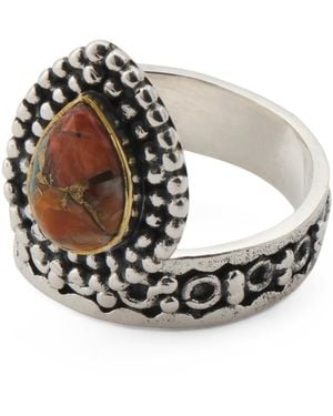 TJ Maxx Plated Brass Wrap Ring - Multicolor