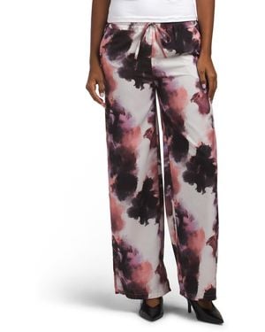 TJ Maxx Watercolor Pants For Polyester - Multicolor