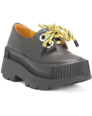 TJ Maxx Leather Esker Era Lace Up Sneakers For - Gray
