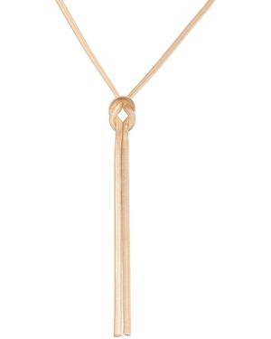 TJ Maxx Plated Farra Knot Chain Necklace - White