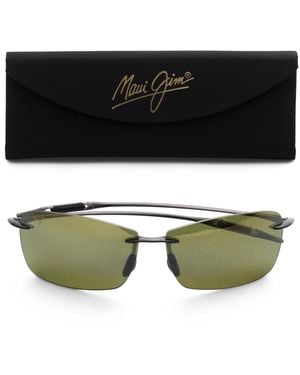 TJ Maxx 65Mm Rectangle Sunglasses For - Green