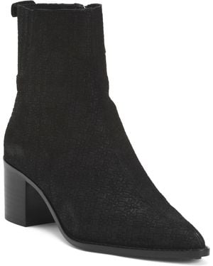 TJ Maxx Suede Milly Ankle Booties For - Black