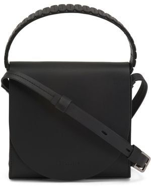 TJ Maxx Leather Margaux Crossbody Bag - Black