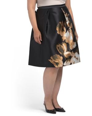 TJ Maxx Kendall Midi Skirt For Polyester - Black