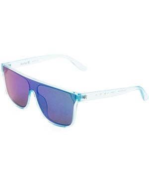 TJ Maxx 139Mm Oversized Flattop Shield Sunglasses For - Blue