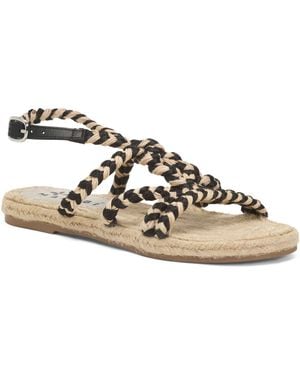 TJ Maxx Jute Rope Sandals For Leather - Metallic