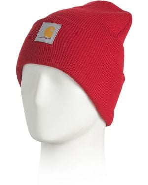 TJ Maxx A18 Knit Cuffed Beanie For Acrylic - Red