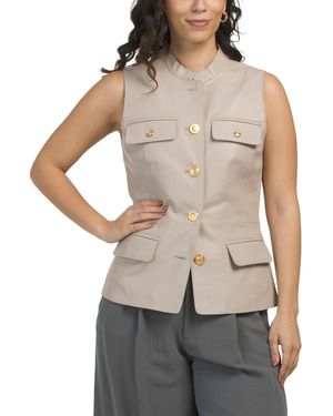 TJ Maxx Charlize Vest For Polyester - Gray