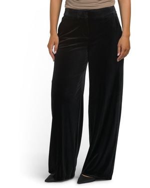 TJ Maxx Velvet Pants For Polyester - Black