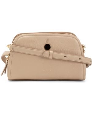 TJ Maxx Leather Bathurst Mews Small Ziptop Crossbody, Leather - Natural