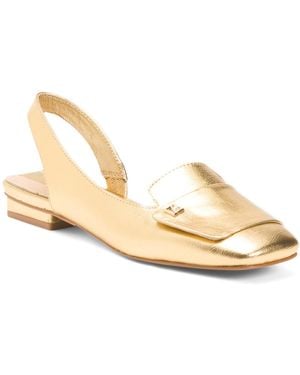 TJ Maxx Tegan Slingback Flats For - Metallic
