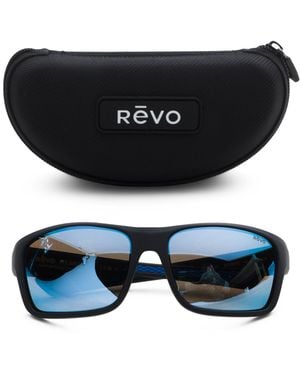 TJ Maxx 62Mm Pointe Polarized Wrap Sunglasses For - Black