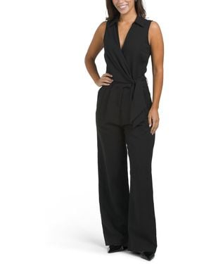 TJ Maxx Fae Jumpsuit For Nylon/Linen/Rayon - Black