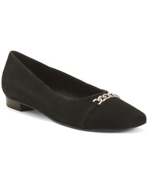 TJ Maxx Suede Harmony Comfort Flats For - Black