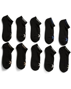 TJ Maxx 10Pk Low Cut Athletic Socks For Spandex/Polyester - Black