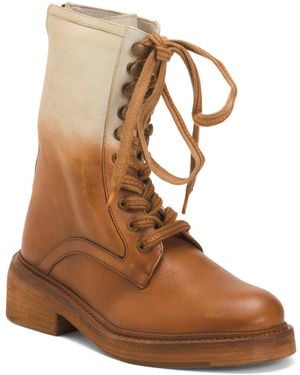 TJ Maxx Leather Adalina Boots For - Brown