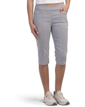 TJ Maxx Uv Protection Pull On Becca Long Shorts For Polyester - Gray