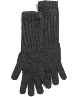 TJ Maxx Cashmere Long Gloves For - Gray
