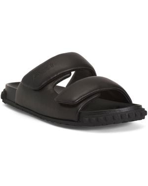 TJ Maxx Leather Twist Sandals For - Black