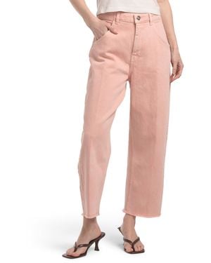 TJ Maxx Bo Barrel Leg Jeans For Cotton - Pink