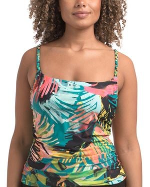 TJ Maxx Eden Cami Tankini Swim Top For - Black
