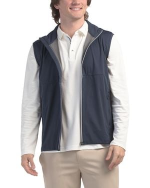 TJ Maxx Lathan Wind And Water Repellent Vest For Polyester - Blue