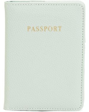 TJ Maxx Leather Epi Rfid Passport Holder - Green