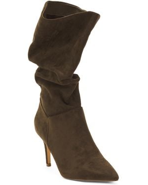 TJ Maxx Porsha Dress Heeled Boots For - Brown