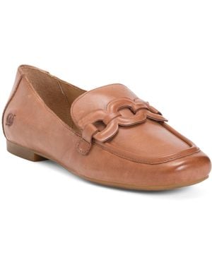 TJ Maxx Leather Belmont Flats For - Brown