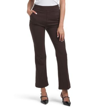 TJ Maxx Premier Ponte Pull On Bootcut Pants For Nylon/Spandex/Rayon - Black