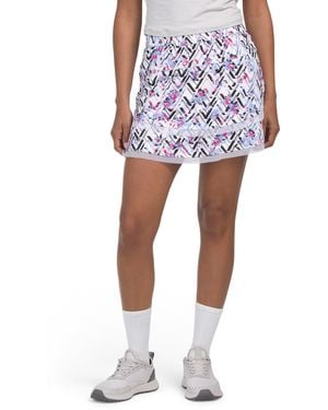 TJ Maxx Upf 50 Wild Bloom Skort, Polyester - Blue