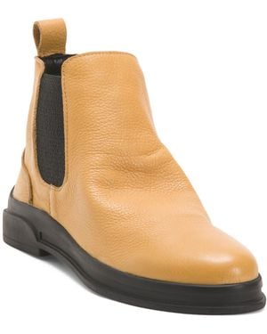 TJ Maxx Leather Quark Comfort Boots For - Natural