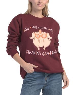 TJ Maxx Friends Sweatshirt For Cotton/Polyester - Red