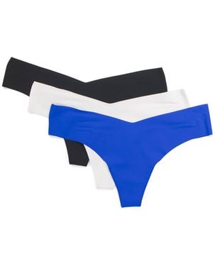TJ Maxx 3Pk Classic Thongs For Nylon - Blue