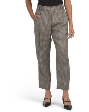 TJ Maxx Linen Blend Pants For Polyester/Linen - Gray