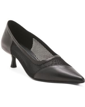 TJ Maxx Lykke Kitten Heels For Leather - Black