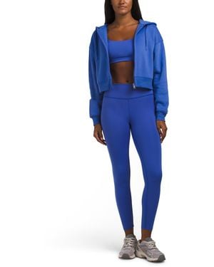 TJ Maxx 3Pc Workout Fleece Set, Spandex/Cotton/Polyester - Blue